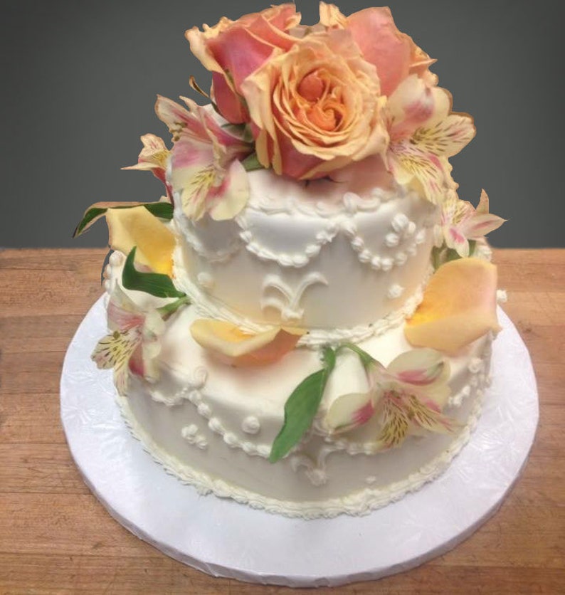 Organic Edible Real Rose Cake Toppers organically grown Etsy