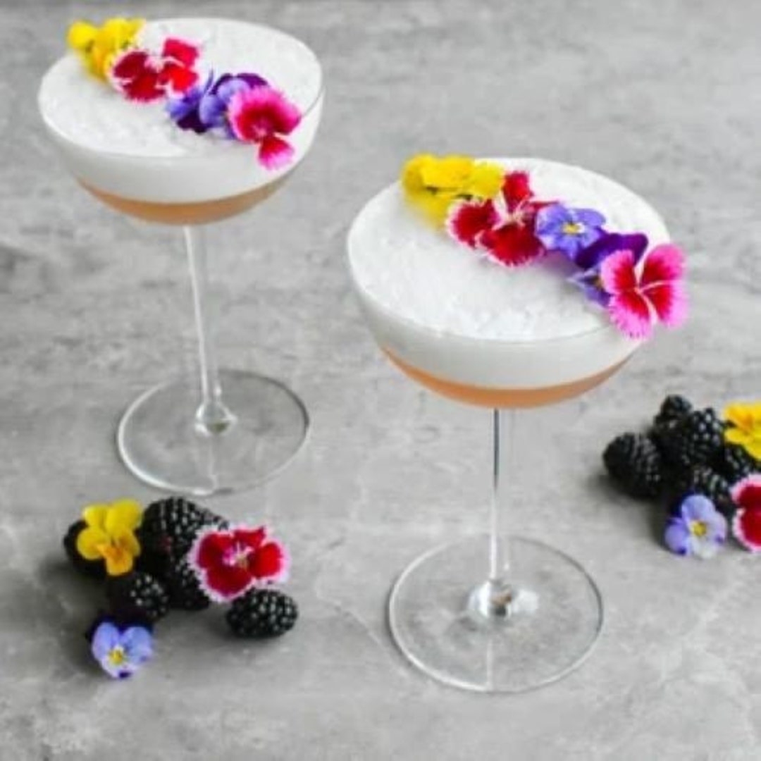 33 Edible Flowers for Cocktails