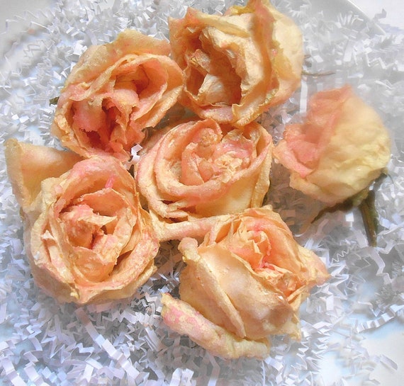 ROSE GOLD CANDIED Real Roses Edible Roses Matching Freeze Etsy