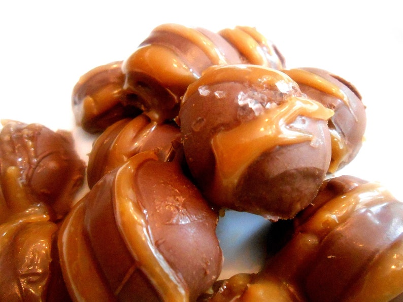 Hard Caramel Candy Milk Chocolate Sea Salt GIFT BOXED Etsy