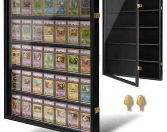 trading card display cases for sale Case, Card Display with LED Light, 36 Graded Card Display, Baseball Card Display, Sports Card Display Case, UV Protection Acrylic, Wall Display Frame (Horizontal 3-Pack) : Sports & Proudly Made in USA Display Frame Trading Card Wall