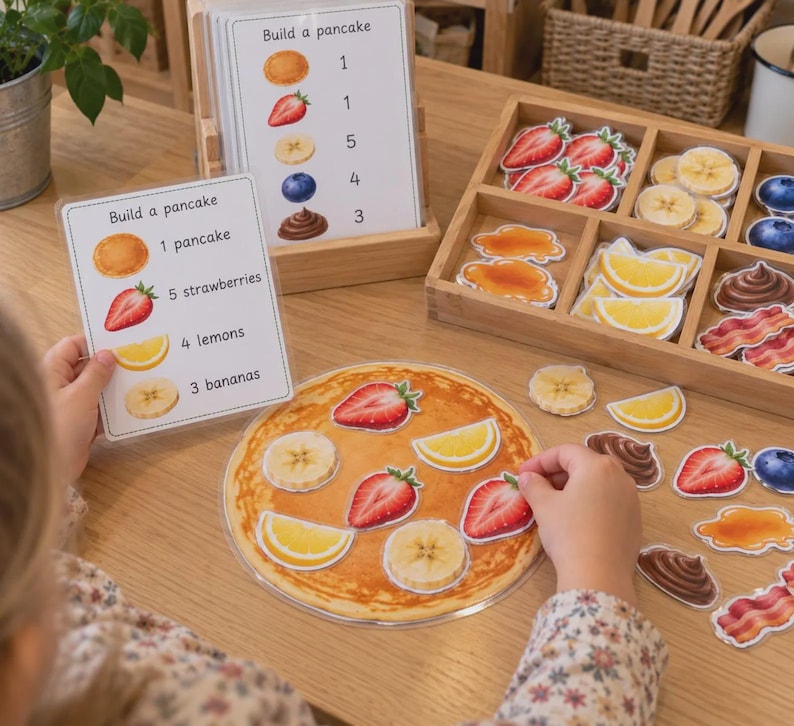 Breakfast Pancake and Waffle Counting Activity | EYFS Role Play Maths ...