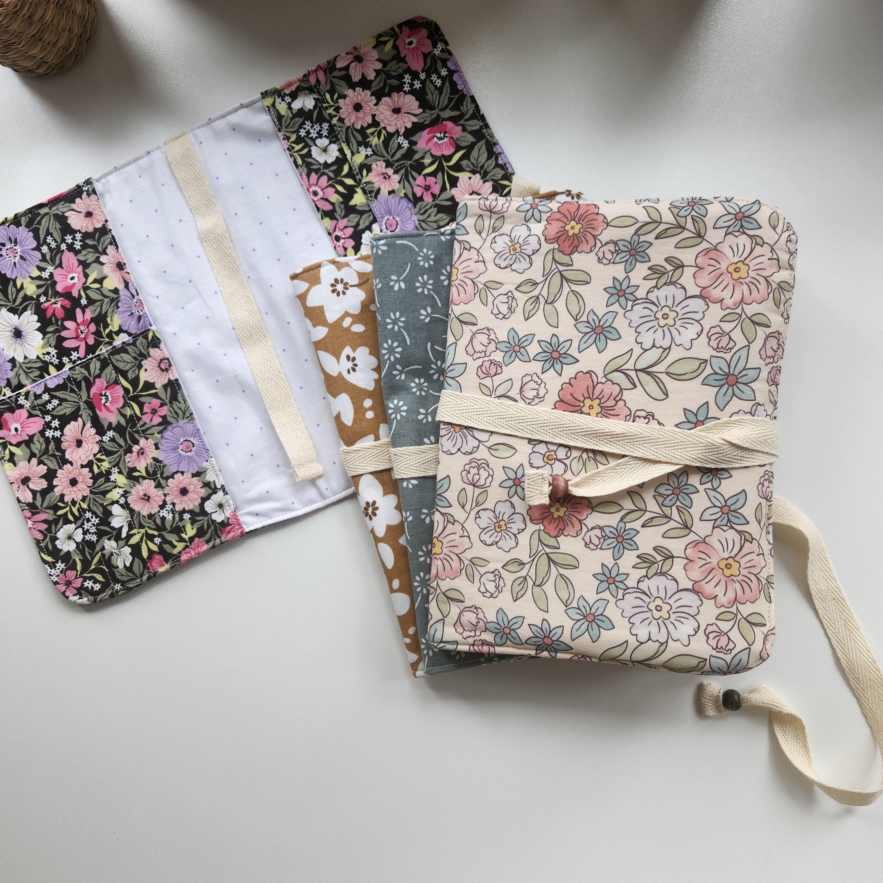 Mini Book Sleeve Sewing Pattern | Book Cover With Bookmark Strap ...