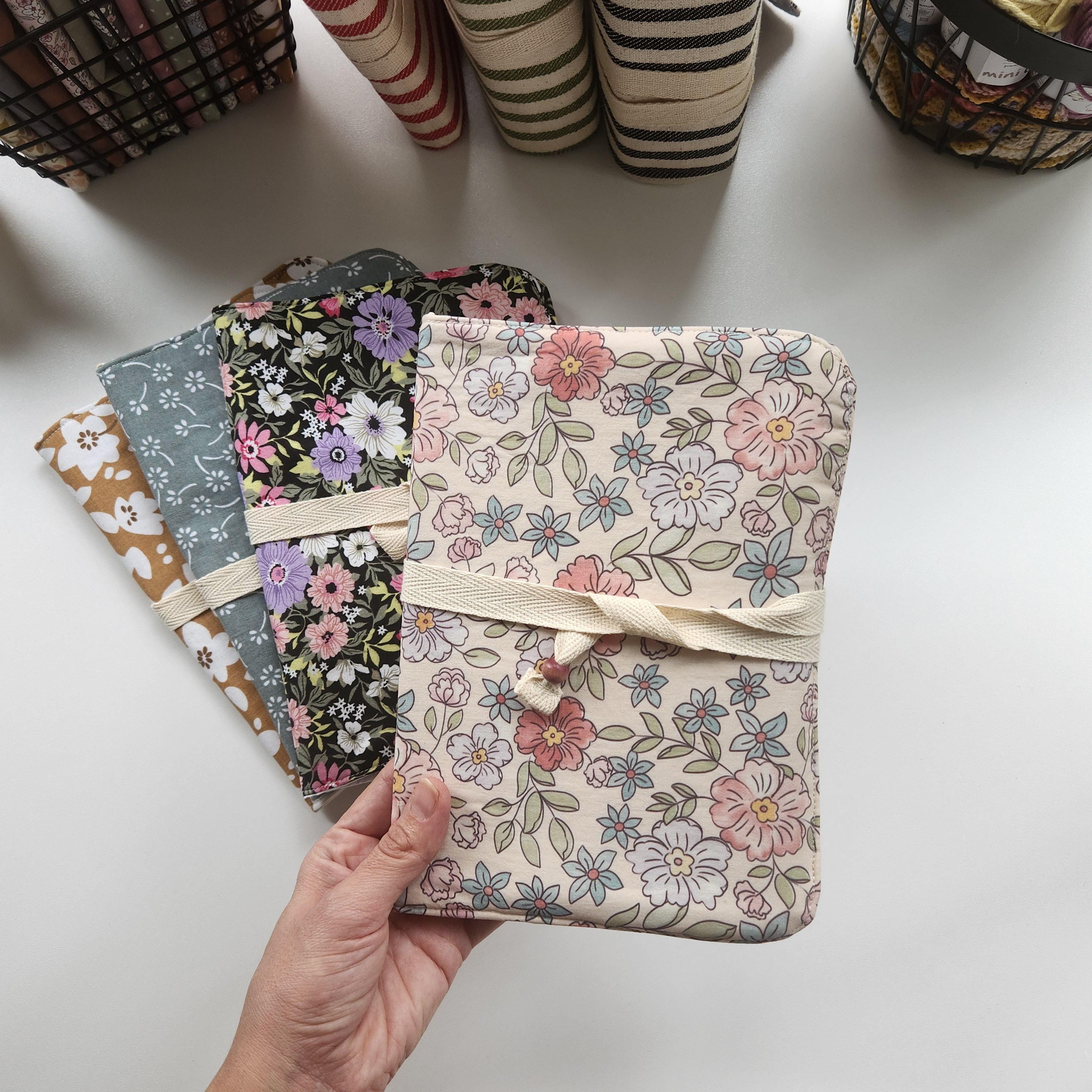 Mini Book Sleeve Sewing Pattern | Book Cover With Bookmark Strap ...