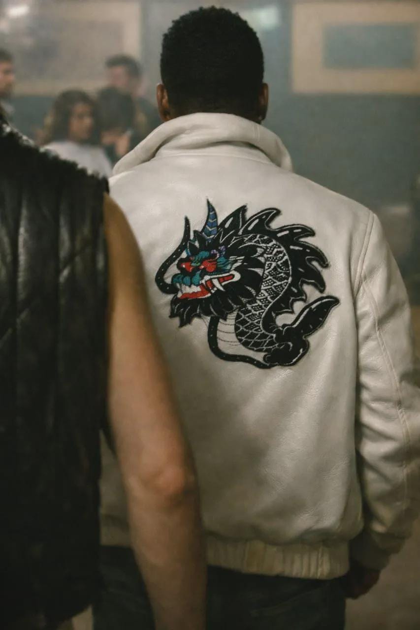 MJ Beat It Dragon Jacket Red Leather – Michael Jackson Thriller
