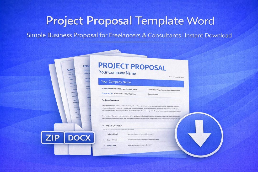 Project Proposal Template Word | Simple Business Proposal for ...