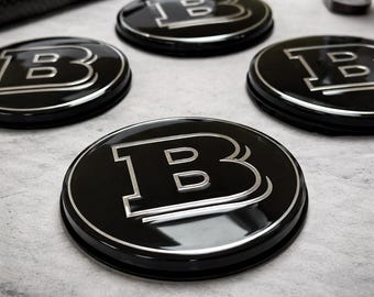 Tapacubos autonivelantes Brabus de 75 mm (juego de 4)