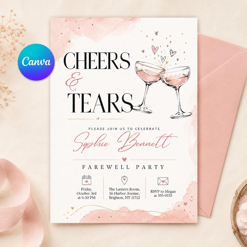 Farewell Lunch Invitation - Etsy