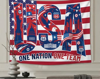Kundenspezifische internationale Fußball-Nation-Typografie-Plakatsammlung, lebendige Landanhänger-Flaggen-Kunst-Wandteppich für Sportfan-Inneneinrichtung