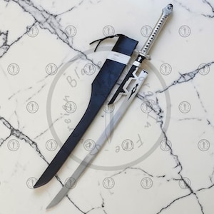 2B’s Virtuous Treaty Life-Size Metal Replica, NieR: Automata Sword, Gift for Gamers | Boyfriend | Him, Cosplay Prop