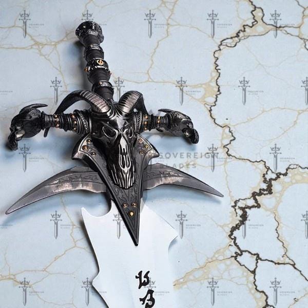 Handmade Frostmourne Sword Replica | Full-metal Lich King Cosplay