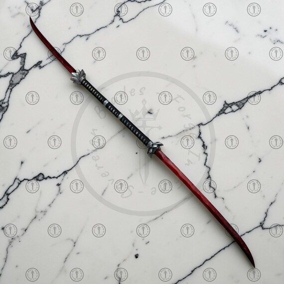 Eleonora's Poleblade Sword | Elden Ring Sword | Bloodborn Cosplay Prop | Full Tang Katana | Gamers Gift For Him