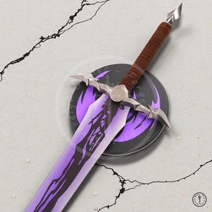 Solo Leveling Demon King's Longsword 1:1 Full Side Metal 47”with Plaque