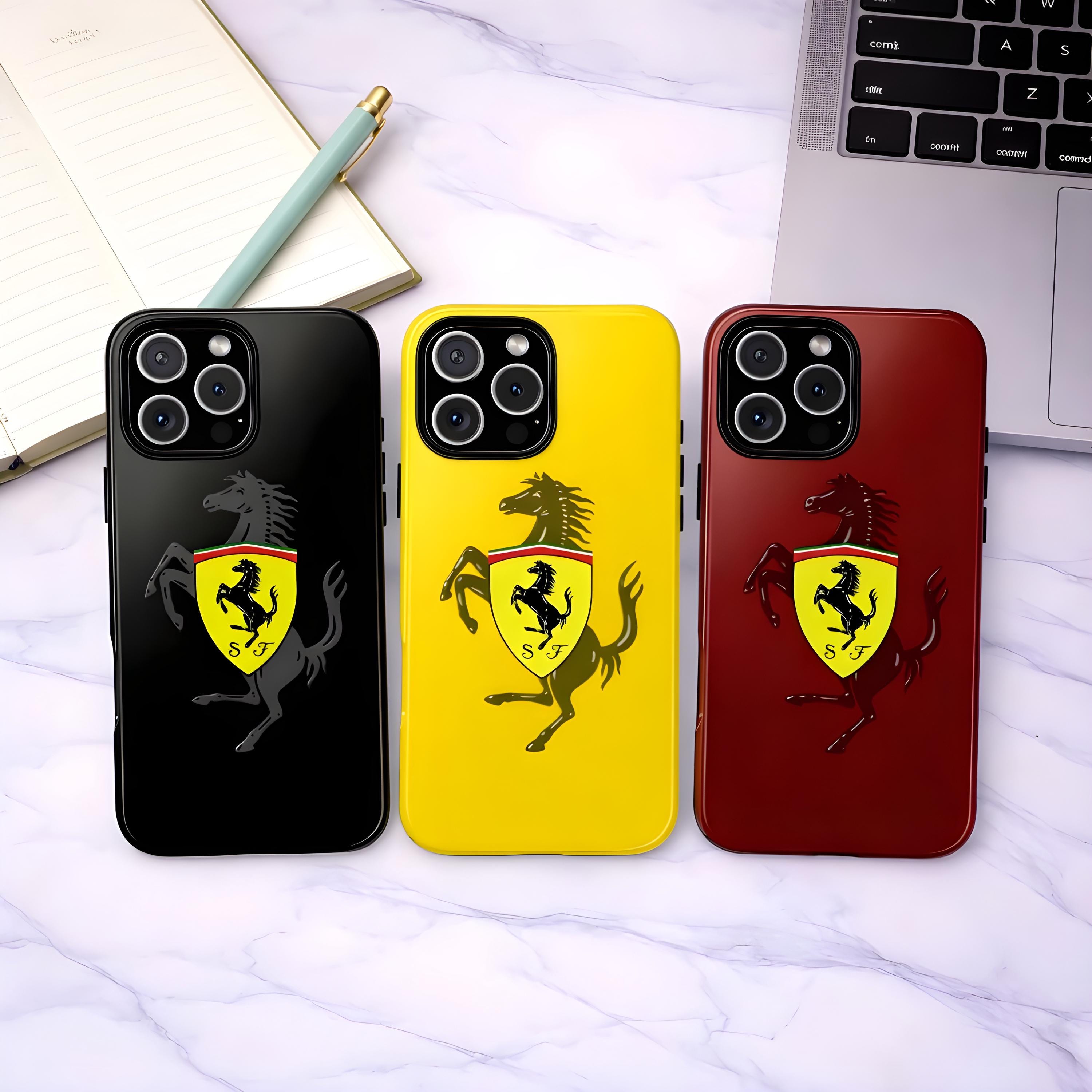 Étui Folio Ferrari Formule One Pour LG G Flex - Effet Carbone