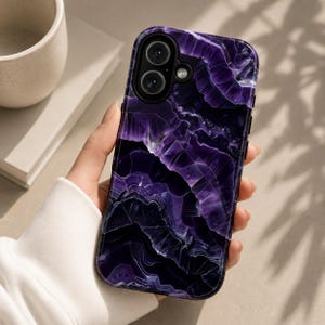 Black and Purple Phone Case - Etsy