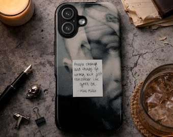 Mac Miller 携帯ケース 音楽引用カバー iPhone 17Pro、16、15、14、13、12、11、Samsung S26、S25、S24、S23、A16、A35、A55、Pixel 10、9、8用