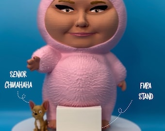 GorlWorld Series: Dainty Gorl Dressed-Up “Situation-Type-Deal” - Have Two Seats Collection - Hand Painted 6” Figure