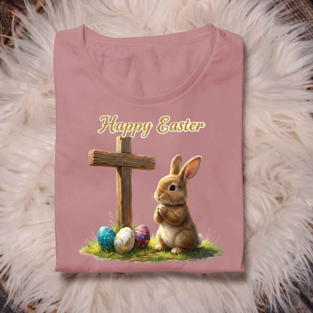 Christian Easter PNG & Jpg Clipart,praying Bunny, Religious Easter ...