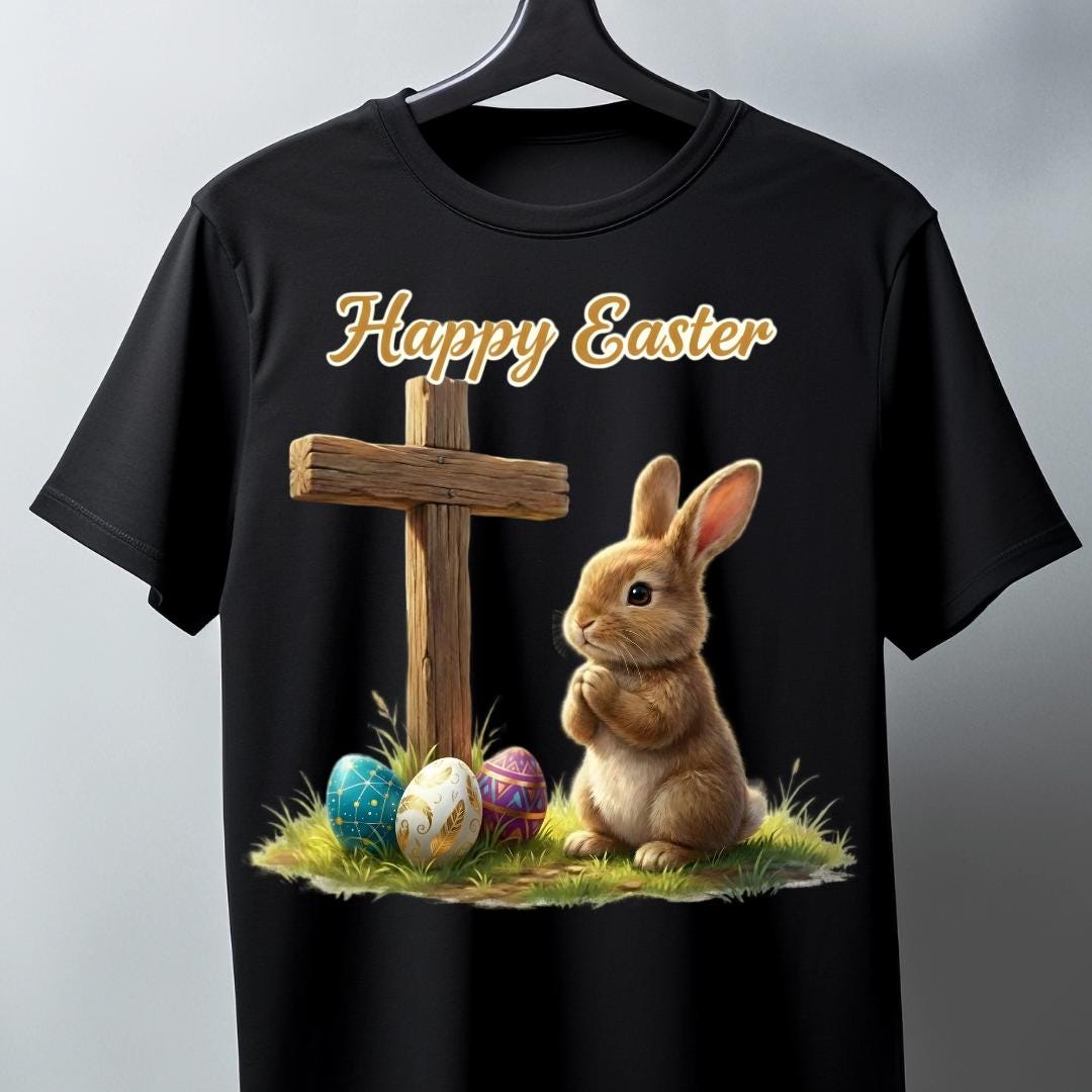 Christian Easter PNG & Jpg Clipart,praying Bunny, Religious Easter ...