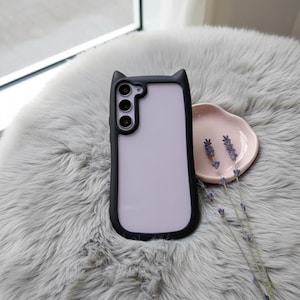3D Katze Ohr Handyhülle, Stoßfestes Bumper, Samsung Galaxy