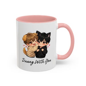 Taza de café Duang With You (325 ml) / DuangQin / BL tailandés / TeeteePor Fanart, regalo para fans del BL, taza de anime, Danmei / Kawaii Chibi Anime