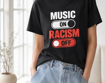 Camiseta para amantes de la música / Camiseta por la igualdad / Camiseta de derechos humanos