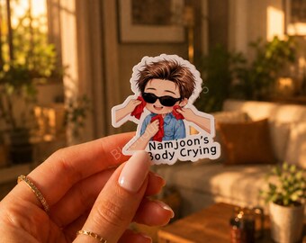 Pegatinas de ídolos Kpop llorando / Alitas picantes / Pegatinas chibi divertidas de Kpop / Obsequios de conciertos