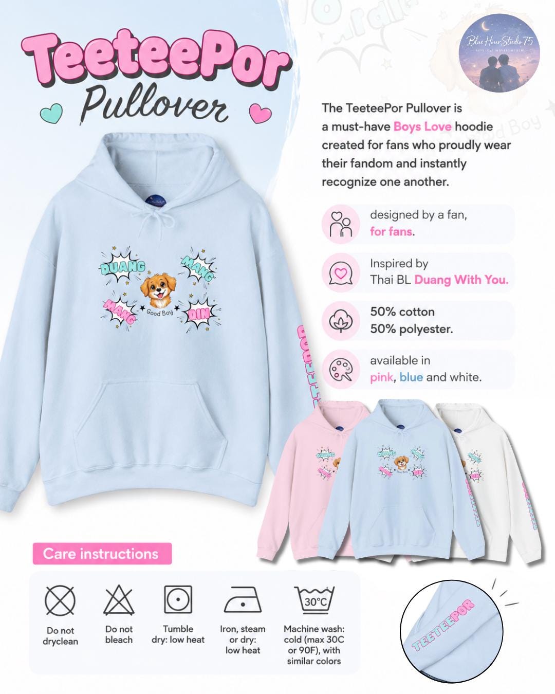 Duang With You BL Couple Hoodie | Thai BL | Teeteepor | BL Merch