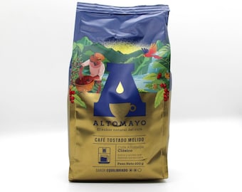 Peruvian Coffee Altomayo, Ground Roasted Coffee, 200g - 7.05oz