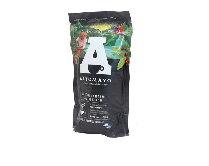 Featured listing image: Peruvian Gourmet Instant Coffee, Altomayo, Freeze-dried (liofilizado) 100g - 3.38oz