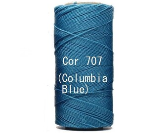 Linhasita Columbia Blue Cor 707/ durable/ Hilo/ Waxed Polyester Cord