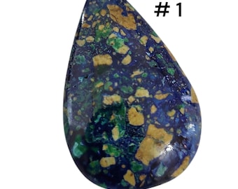 Azurite #1 Stone Cabochon Gemstone/ Oval / Semiprecious