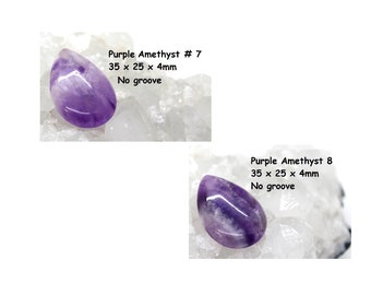 Purple Amethyst Stone, Semiprecious / Cabochon/ Purple Stone/ Gem/ Crystal