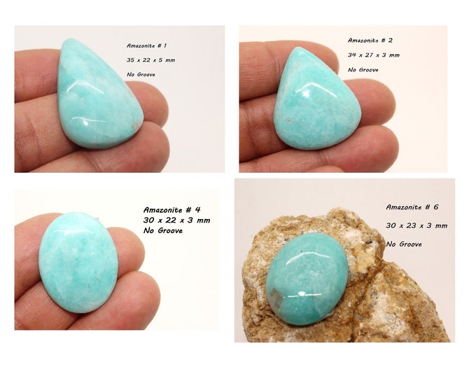 Group Amazonite Semiprecious Gemstones/ Crystal/ Healing Stone/ Gemstone