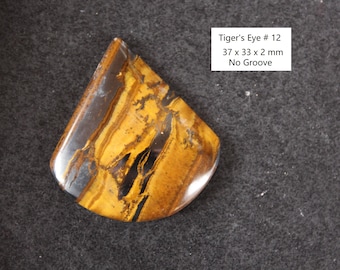 Tiger's Eye #12 Semi Precious Gemstone Cabochons/ Crystal/ Drop/ Teardrop