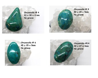 Chrysocolla Semiprecious Gem/ Cabochon/ Healing Stone/ Polished