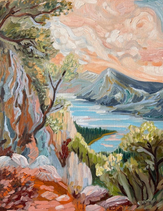 View From the Caverns - CURRENTLY DRYING 11x14