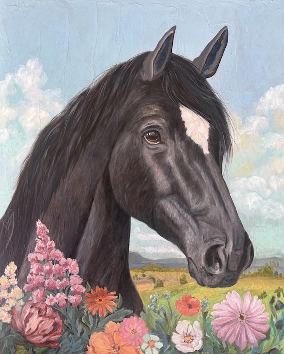 "An Expectant Season" Original Horse Oil Painting – 16x20