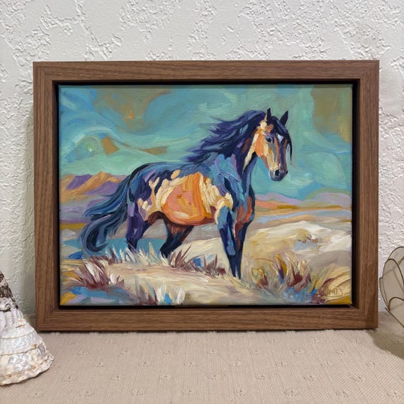 Original Horse Oil Painting –  READY TO SHIP