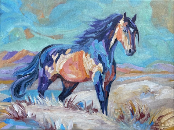Colorful Horse ART PRINT