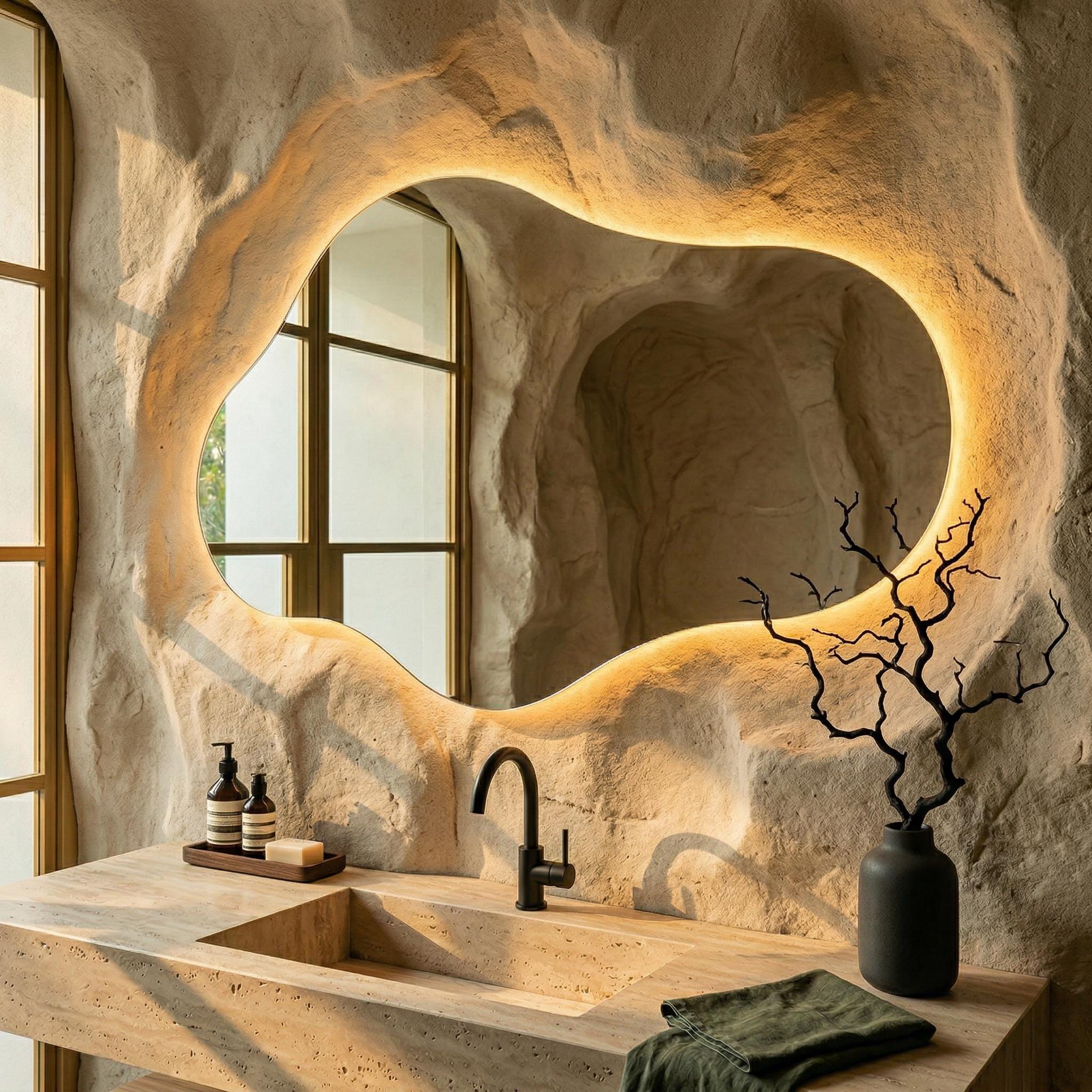 Funky Bathroom Mirror - Etsy