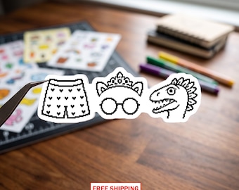 Dungeon Crawler Carl Inspired Sticker, Carl Mongo Princess Donut Fanart, Pixel Style, LitRPG Reader Gift, Reader Humor Design, Free Shipping