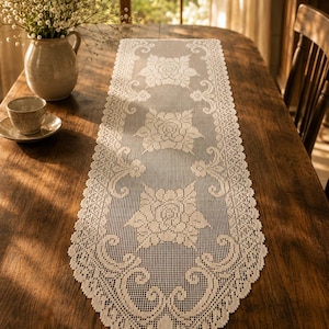 18.1 Inch (46 Cm) Hand Crochet Doily, Häkeldeckchen: White