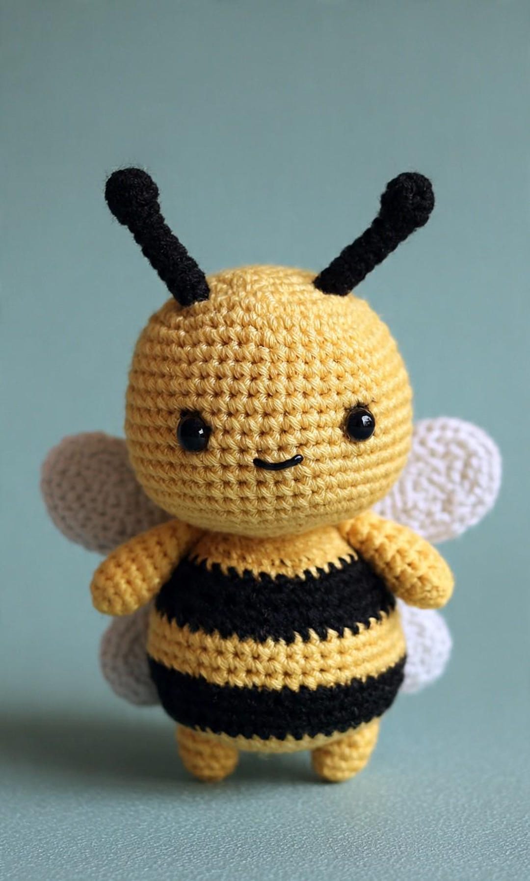 Mini Crochet Bumblebee Pattern – Amigurumi Bee Plush Toy (PDF Download ...