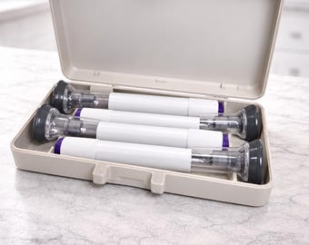One Hand Access Fridge Storage Case for Zepbound, Mounjaro & Trulicity | Injection Pen Holder