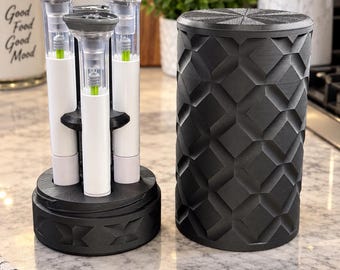 Injection pen Holder for Zepbound, Mounjaro & Trulicity | Screw Bottom Refrigerator Storage Case