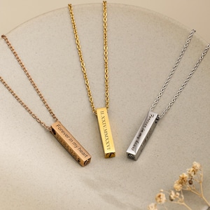 Bar Cremation, Custom Urn Necklace, Ashes Holder Pendant, Keepsake Memorial Jewelry, Anniversary Gift, Pet Memorial, Gift for Women or Men