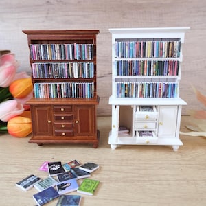 Personalized Mini Bookshelf, Custom Vintage Miniature Bookshelf, Personalized Mental Health Gift, Book Lover Gift, Reader Gift