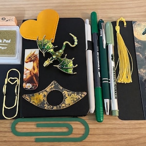 Personalized Book Lover Stationery Set – Custom Bookish Bundle ...