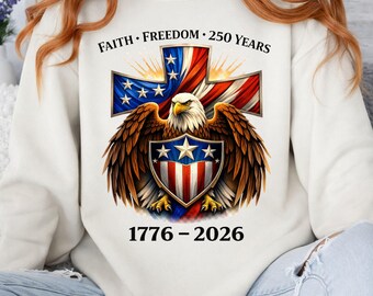 USA 250th Anniversary PNG, Patriotic Bald Eagle Sublimation, 1776 to 2026 America 250 Graphic, Distressed US Flag, 4th of July Shirt Design